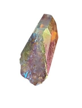 Sunset Aura Quartz Crystal Point